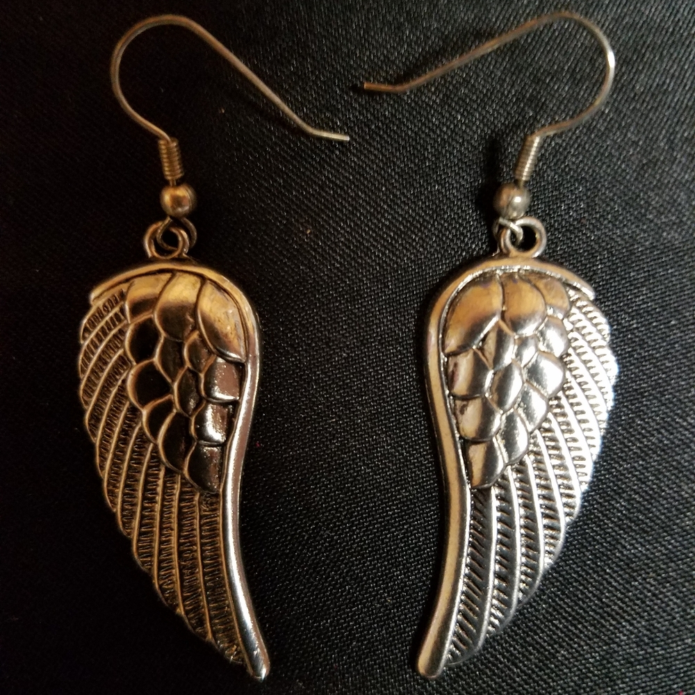 Women's silver earrings